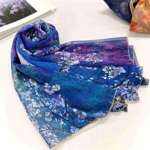 【マルナカ商事】京都スカーフ 「高雄 ~桜~」1枚