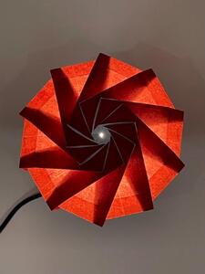 【イノベーティブクラフトワークス】折灯華 BONBORI maru -M- 色和紙 10cm ポール付スタンドタイプ