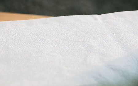 白フェイスタオル　厚手の贅沢タオル　10枚セット 【たおる小町】　