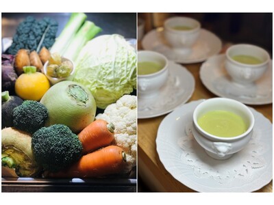 丹波栗のボタージュと季節野菜を使った濃厚食べるポタージュ2種セット　ふるさと納税 スープ ポタージュ 福知山産 丹波栗 丹波栗のポタージュ 野菜 超濃厚 食べるポタージュ 2種 セット ギフト フレンチ ビストロq 京都府 福知山市 FCEL005