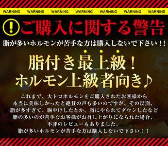 国産牛 大トロホルモン 西京味噌焼き 400g (100g×4) ホルモン