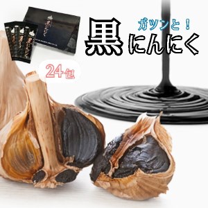 ガツンと！ 黒にんにく 1箱24包 舞鶴産黒ニンニク ペースト | 京都府