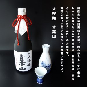 地酒 大吟醸酒 35磨き 青葉山 長期間貯蔵・熟成 720ml 1本 ： 日本酒 池田酒造 お酒 アルコール 熟成酒 大吟醸 京都 舞鶴 酒 地酒 熨斗 ギフト 贈り物 贈答用 プレゼント お歳暮 お歳暮