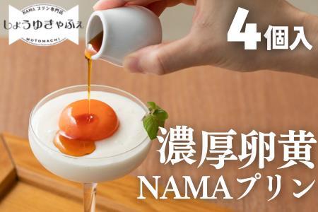 TVで話題！NAMAプリン（4個入）【しょうゆきゃふぇ元町】おうちでふるなび美食体験 FN-Limited912966