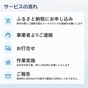 管理地の草刈りサービス代行（1時間）【 選べる 作業時間 草刈り 除草作業 草刈り作業 ふるさと 実家 代行 便利屋 地域密着 綾部 京都 】