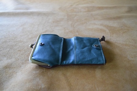 がまぐち2つ折り財布 タバコ×オルテンシア 【 高級イタリアンレザー使用 がまぐち2つ折り がま口財布 財布 二つ折り イタリアンレザー 本革 高級皮革 がまぐち 革 プレゼント 贈り物 ギフト 記念日 京都 綾部 】