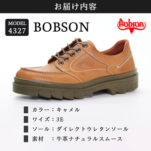 BOBSON/「ボブソン」/本革ウォーキングビジネスシューズBR27.0 ボブソン] メンズ ウォーキングシューズ 4327 キャメル BOBSON 4327
