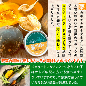 野菜ジェラート(3種・計6個) ジェラート アイス 野菜 ミルク ミルクジェラート スイーツ 冷凍 冷凍スイーツ デザート 【uj-DQ001】【河井ファーム】