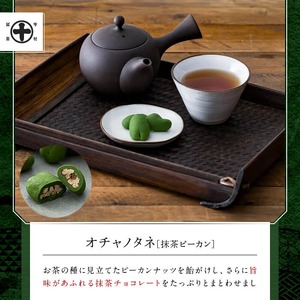《中村藤吉本店》オチャノタネ 抹茶ピーカン(2箱) 特産品 抹茶 ナッツ チョコレートお菓子 茶菓子 【uj-AZ006】【中村藤吉本店】