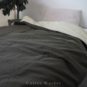 掛け布団カバー クイーン くすみ系カラー 布団カバー