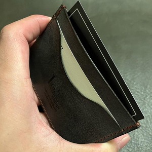 高級ブライドルレザー パスケース カラー3色【ダークブラウン ブラック バーガンディー】｜革 革製品 カード入れ 定期入れ メンズ レディース 社員証 ギフト プレゼント スリム