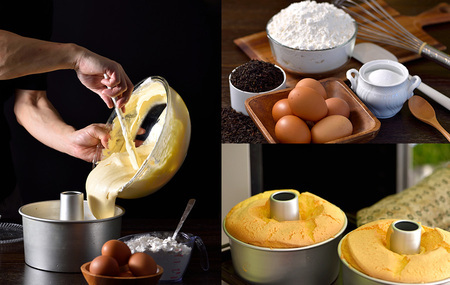 【チョコマーブル】半生シフォンケーキ ケーキ