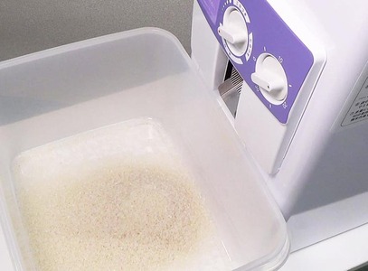 家庭用精米機 米