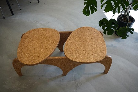 大阪・関西万博に2,000基提供されるこだわりの「Ecoなペアベンチ」 亀岡の間伐未利用材をチップ化 SDGs エコ 地球に優しい リサイクル 屋外ベンチ ガーデン キャンプ アウトドア 椅子 イス 70th