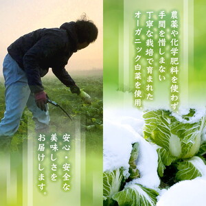 漬物【冷凍】オーガニック白菜 キムチ 1.2kg 漬物