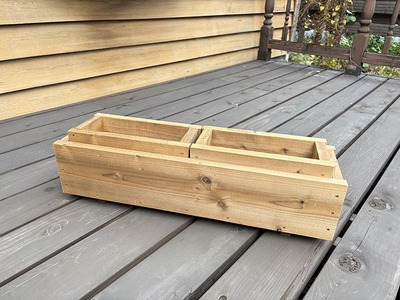 手作り木製プランターセット プランター