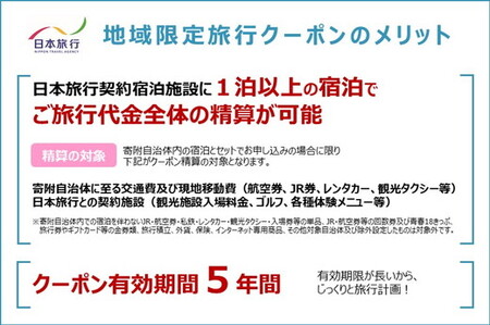 【有効期限は発行日から5年間】京都府亀岡市 日本旅行 地域限定旅行クーポン60,000円分 交通費利用可 旅行 トラベル 旅行券 宿泊券 予約 チケット ホテル 観光 おすすめ
