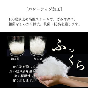 羽毛布団 シングル ホワイトダックダウン85% 本掛けLight 布団 フレール