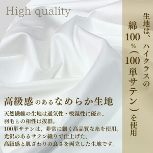 羽毛布団 セミダブル ポーランドホワイトマザーグースダウン95％ ホワイト・コウダR 合掛け布団 エモシオン