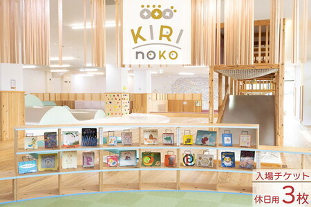 自然を感じる遊び場【KIRI no KO】入場券 休日/3枚 チケット 入場券 京都 チケット きりのこ キリノコ