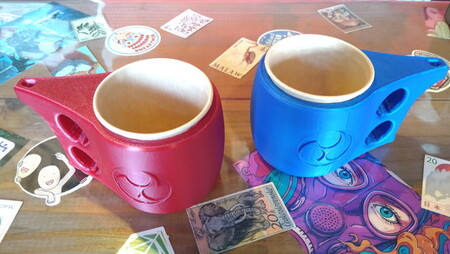 ククサ型 缶/紙コップホルダー ペア 2個