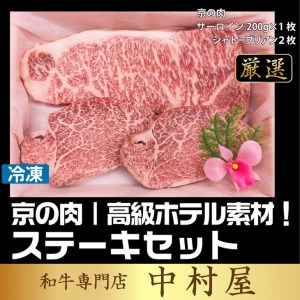 国産黒毛和牛 サーロイン・シャトーブリアン ステーキ食べ比べ 中村屋総本店 訳ありステーキ