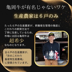 牛肉 亀岡牛 ロース焼肉 400g 牛肉 国産牛肉 丹波産牛肉 冷蔵牛肉 牛肉