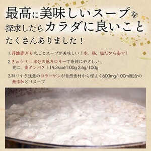  ＜水たき 玄海＞専門店の丹波 赤どりスープ 10杯セット スープ