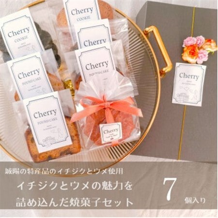 城陽市の特産であるイチジクとウメの魅力を詰め込んだ焼菓子セット_菓子・スイーツ クッキー    菓子・スイーツ 焼き菓子  _【1571496】