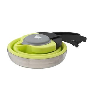 たためるシリコンケトル 1L 直火調理可能でアウトドアなど持ち運びも楽々。　81210305【1664231】