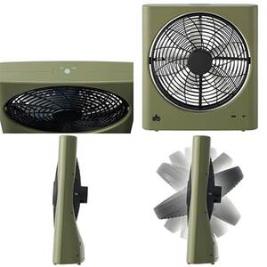 マルチ na どこでも扇風機(充電・AC・乾電池)アウトドアか活躍の冷却ファン! 81336703【配送不可地域:沖縄県】【1664334】