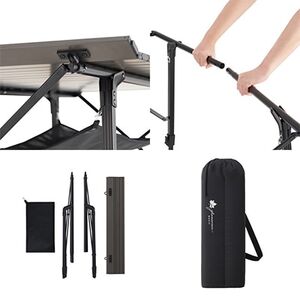 グランベーシック ハイ＆ローテーブル キャンプやアウトドアで大活躍なテーブル!　73173153【1665173】