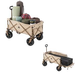 TC　丸洗い長いモノOKキャリーカート アウトドアやキャンプで大活躍のワゴン!　84720740【1667001】