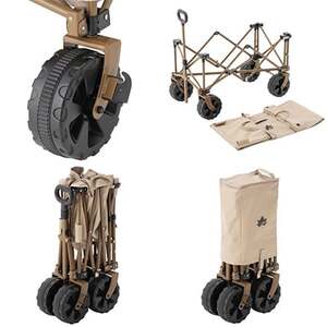 TC　丸洗い長いモノOKキャリーカート アウトドアやキャンプで大活躍のワゴン!　84720740【1667001】