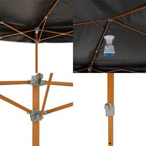 ソーラーブロック Qセットタープ270　キャンプやアウトドア、BBQで熱中症対策!71661031【1663629】