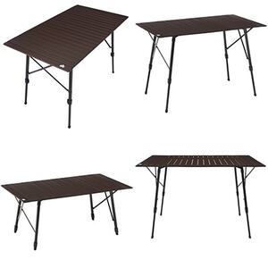 丸洗いアジャスタテーブル L アウトドアやBBQで役立ち、丸洗い可でお手入れも楽々!73551001【1663869】