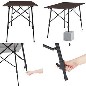 丸洗いアジャスタテーブル L アウトドアやBBQで役立ち、丸洗い可でお手入れも楽々!73551001【1663869】