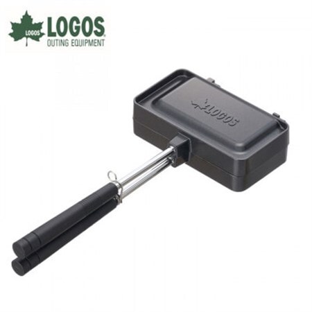 LOGOS ホットサンドパン(ハーフ)アウトドアやキャンプ、家のキッチンでも大活躍 81062248【1689541】