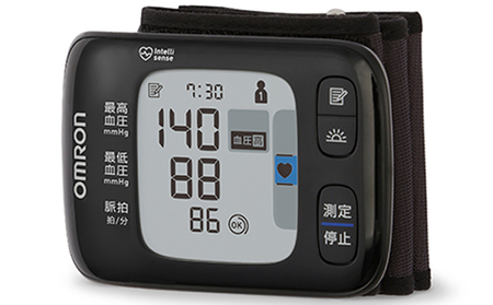 血圧計 オムロン 手首式血圧計 HEM-6232T 測定姿勢ガイド付き