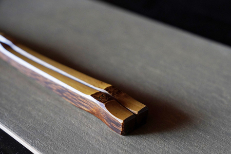 京都長岡京産 二節箸 夫婦セット｜普段使い箸 来客用箸 贈り物ギフト二節竹箸 [1641]