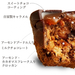 【 チョコレート 】 チョコレートコーティング仕上げ キャラメルクロッカン 10個入 焼き菓子 洋菓子 ギフト