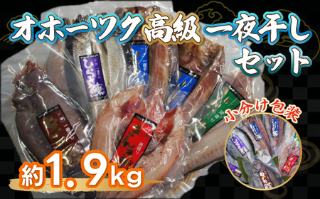 オホーツク高級一夜干しセット(網走加工)【 ふるさと納税 人気 おすすめ ランキング ほっけ ホッケ キンキ 干物 一夜干し 開き 魚 真空パック お手軽 簡単 冷凍 絶品 オホーツク 北海道 網走市 送料無料 】 ABF003