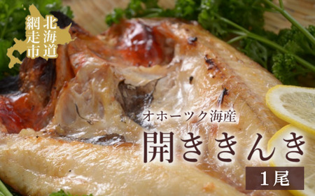 オホーツク海産 開ききんき1尾 【 ふるさと納税 人気 おすすめ ランキング きんき キンキ 開き 開ききんき 開きキンキ 喜知次 お祝い ギフト 贈答 お歳暮 セット 冷凍 魚 魚介類 魚介 海鮮 最高級 魚 新鮮 オホーツク 北海道 網走市 送料無料 】 ABAO2191