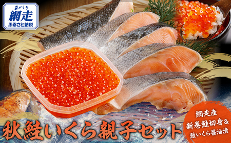 【12月23日までのご入金で年内発送】網走産 秋鮭いくら 親子セット ABBI003