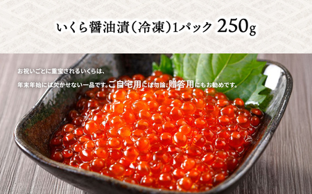 【2025年産新物】北海道産 いくら醤油漬（冷凍）250g ABAB006 | いくら