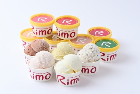 【日本人国際大会優勝店 Rimo(旧リスの森)がお送りする】ジェラート12個セットA