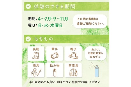 オーガニックファームでのんびり過ごそう！収穫体験&お土産付き(2名様分)