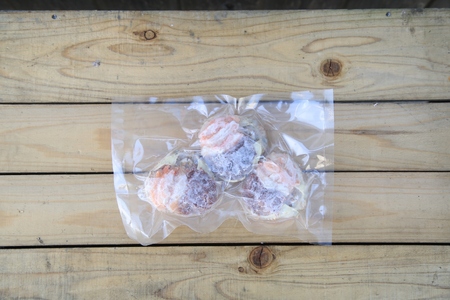 【カニ】セイコガニ甲羅盛Sサイズ　3個セット カニ