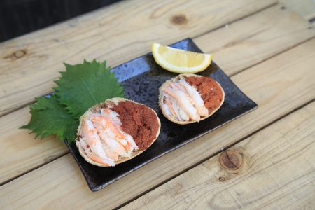 【カニ】セイコガニ甲羅盛Sサイズ　2個セット カニ