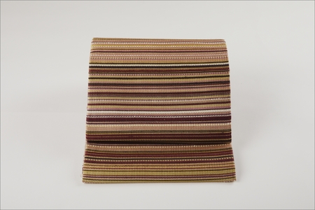 丹後帯　袋帯「ユイタン」　紫ピンク